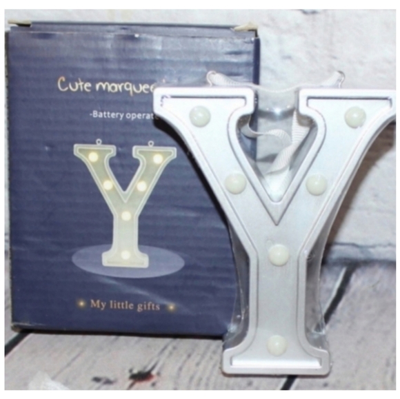 Monogram Hanging LED Lights Christmas Ornament - Picture 2 of 16